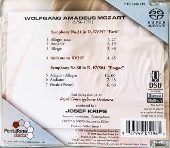 SACD Wolfgang Amadeus Mozart: Symphonies No.31 "Paris", KV 297 & No.38 "Prague" • Andante Zu KV 297 314002