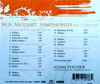 SACD Wolfgang Amadeus Mozart: Symphonies. Vol. 3 (1769-1770) 149807