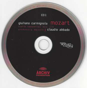 2CD Wolfgang Amadeus Mozart: The Violin Concertos | Sinfonia Concertante 38979