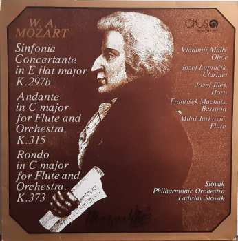 Album Wolfgang Amadeus Mozart: W. A. Mozart – Sinfonia Concertante, Andante In C Major, Rondo In C Major