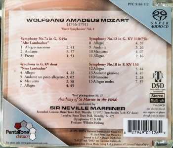 SACD Wolfgang Amadeus Mozart: Youth Symphonies, volume 1 116969