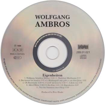 CD Wolfgang Ambros: Eigenheiten 636533