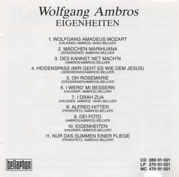 CD Wolfgang Ambros: Eigenheiten 636533