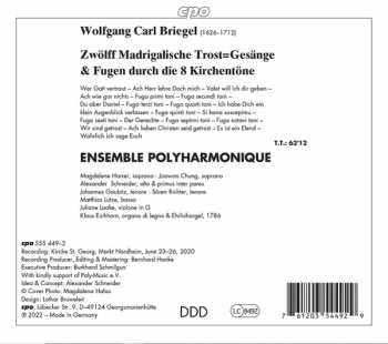 CD Ensemble Polyharmonique: Zwölf Madrigalische Trost-Gesänge 577051