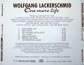 CD Wolfgang Lackerschmid: One More Life 649338