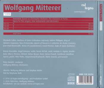 CD Wolfgang Mitterer: massacre 271008