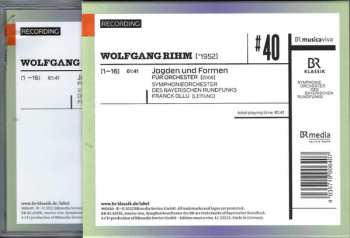 CD Wolfgang Rihm: #40 | Jagden Und Formen 599821