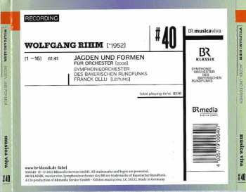 CD Wolfgang Rihm: #40 | Jagden Und Formen 599821