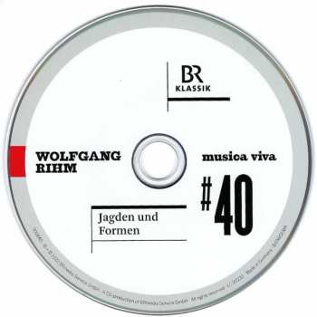 CD Wolfgang Rihm: #40 | Jagden Und Formen 599821