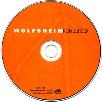 CD Wolfsheim: Kein Zurück 551320