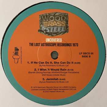 LP Wood, Brass & Steel: Uncovered (The Lost Astroscope Recordings 1973) 551012