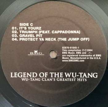 2LP Wu-Tang Clan: Legend Of The Wu-Tang: Wu-Tang Clan's Greatest Hits 611729