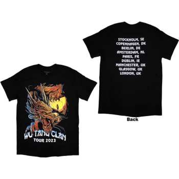 Merch Wu-Tang Clan: Wu-tang Clan Unisex T-shirt: Tour '23 Dragon Back Print (back Print & Ex-tour) (small) S