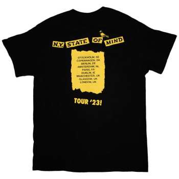 Merch Wu-Tang Clan: Wu-tang Clan Unisex T-shirt: Tour '23 Ny State Of Mind (back Print & Ex-tour) (small) S