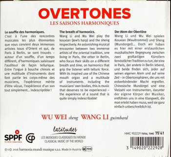 CD Wu Wei: Overtones (Les Saisons Harmoniques) 547984