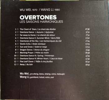 CD Wu Wei: Overtones (Les Saisons Harmoniques) 547984