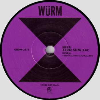 SP Würm: Poison b/w Zero Sum LTD 598839