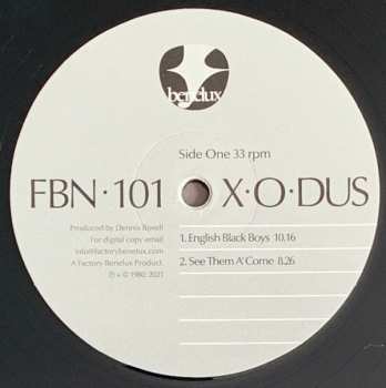 LP X-O-Dus: English Black Boys LTD 300087