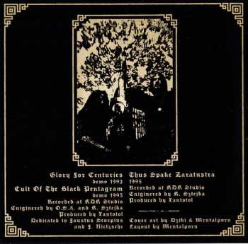 2CD Xantotol: Glory For Centuries/Cult Of The Black Pentagram/Thus Spake Zaratustra LTD 220795