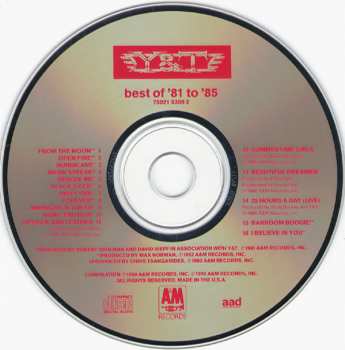 CD Y & T: Best Of '81 To '85 41558