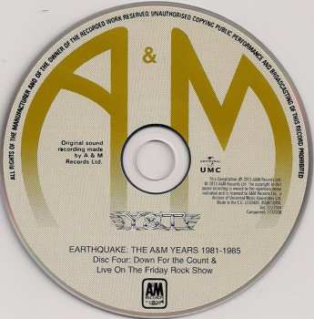 4CD/Box Set Y & T: Earthquake - The A&M Years 118924