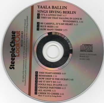 CD Yaala Ballin: Sings Irving Berlin 564325