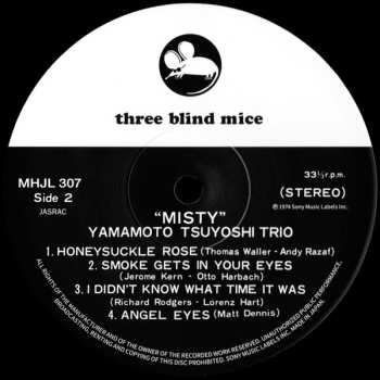 LP Tsuyoshi Yamamoto Trio: Misty LTD 552896