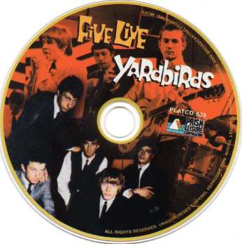 CD The Yardbirds: Five Live Yardbirds 647803