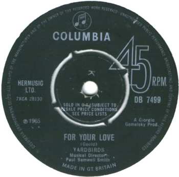 Album The Yardbirds: For Your Love