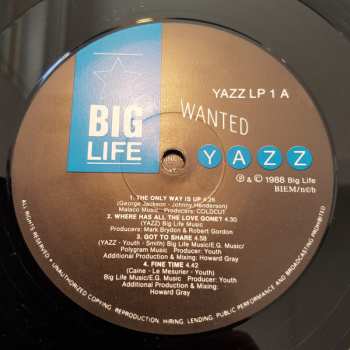 LP Yazz: Wanted 641155