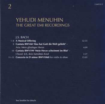 51CD/Box Set Yehudi Menuhin: The Great EMI Recordings 527293