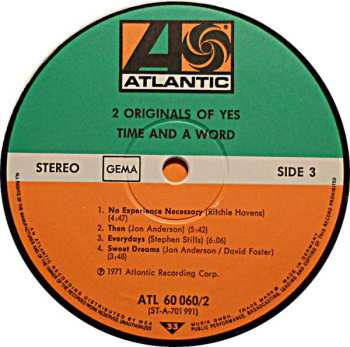 2LP Yes: 2 Originals Of Yes 649078