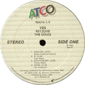 LP Yes: 9012Live - The Solos 645206