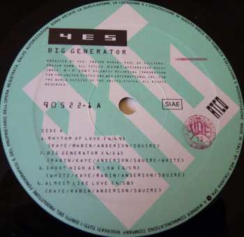 LP Yes: Big Generator 677856