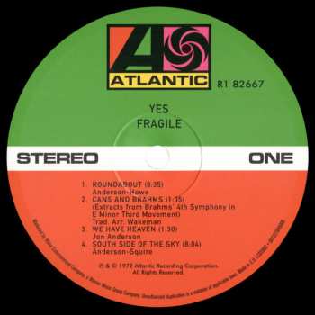 LP Yes: Fragile 605496