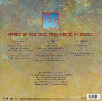 3LP Yes: House Of Yes: Live From The House Of Blues CLR | LTD 577156