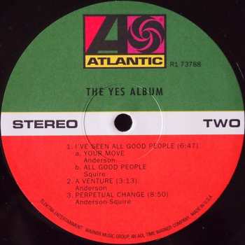 LP Yes: The Yes Album 584086