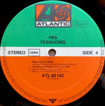 2LP Yes: Yesshows 644822