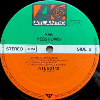 2LP Yes: Yesshows 644822