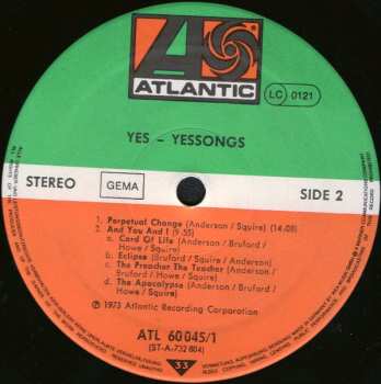 3LP Yes: Yessongs 649775