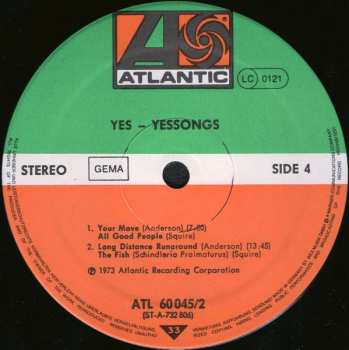 3LP Yes: Yessongs 649775