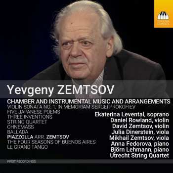 Album Yevgeny Zemtsov: Chamber And Instrumental Music And Arrangements