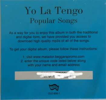 2LP Yo La Tengo: Popular Songs 421845