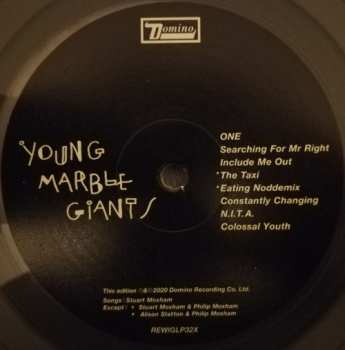 2LP/DVD Young Marble Giants: Colossal Youth / Loose Ends And Sharp Cuts LTD | CLR 137625