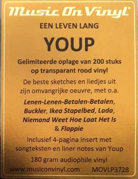 2LP Youp van 't Hek: Een Leven Lang Youp CLR | LTD 639961