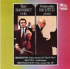 Viola Sonata In F Op.11 No.4 / Lachrymae / Viola Sonata Op.147