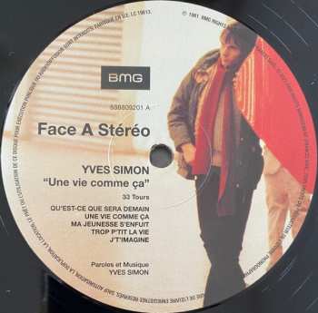 LP Yves Simon: Une Vie Comme Ça 629330