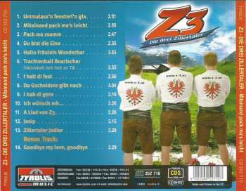 CD Z3 Die Drei Zillertaler: Miteinand Pack Ma's Leicht 346253