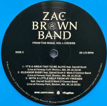 2LP Zac Brown Band: From The Road, Vol 1: Covers CLR 647333