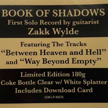 2LP Zakk Wylde: Book Of Shadows LTD | CLR 433110